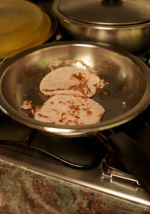 Una foto de Hamburguesas de pollo a la plancha