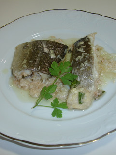 Una foto de Bacalao al ajillo