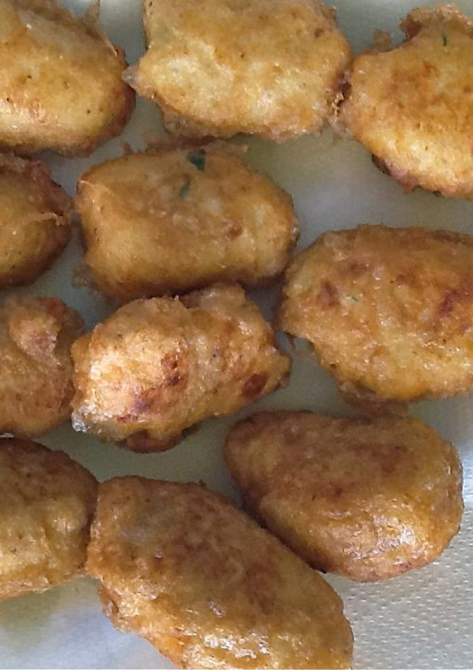 Una foto de Croquetas de bacalao con patatas