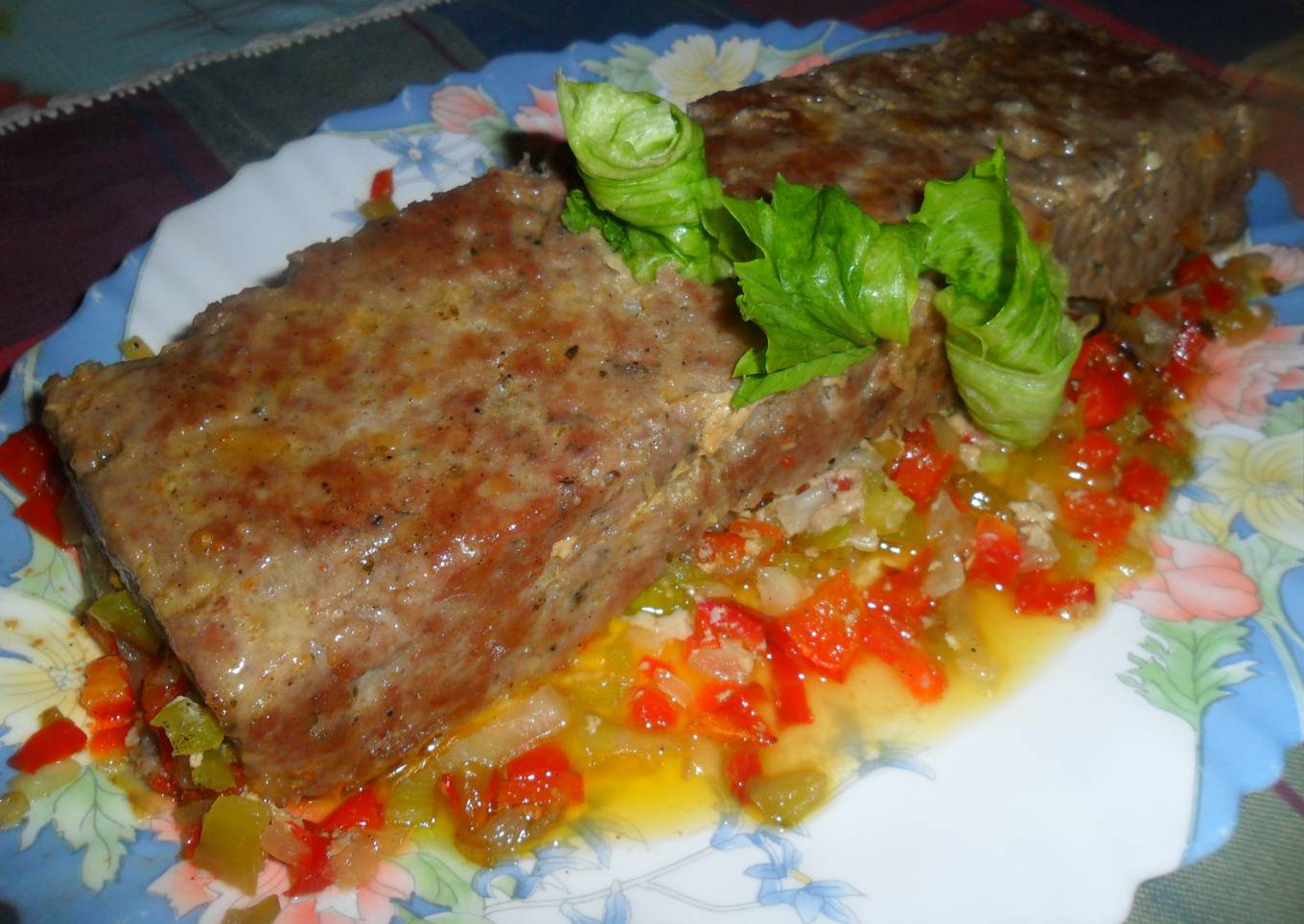 Budín de albóndiga con trampó<br />