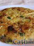 Tortitas de huevo arroz y chipilin