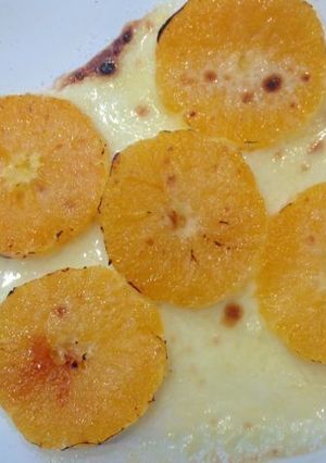 Una foto de Naranjas con crema de miel