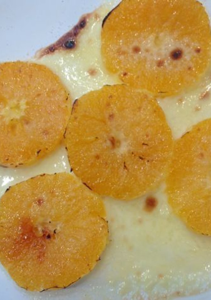 Una foto de Naranjas con crema de miel