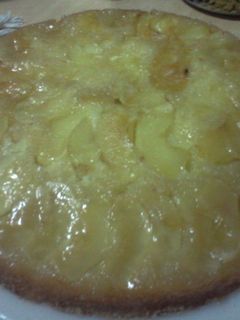Una foto de Torta de manzana invertida