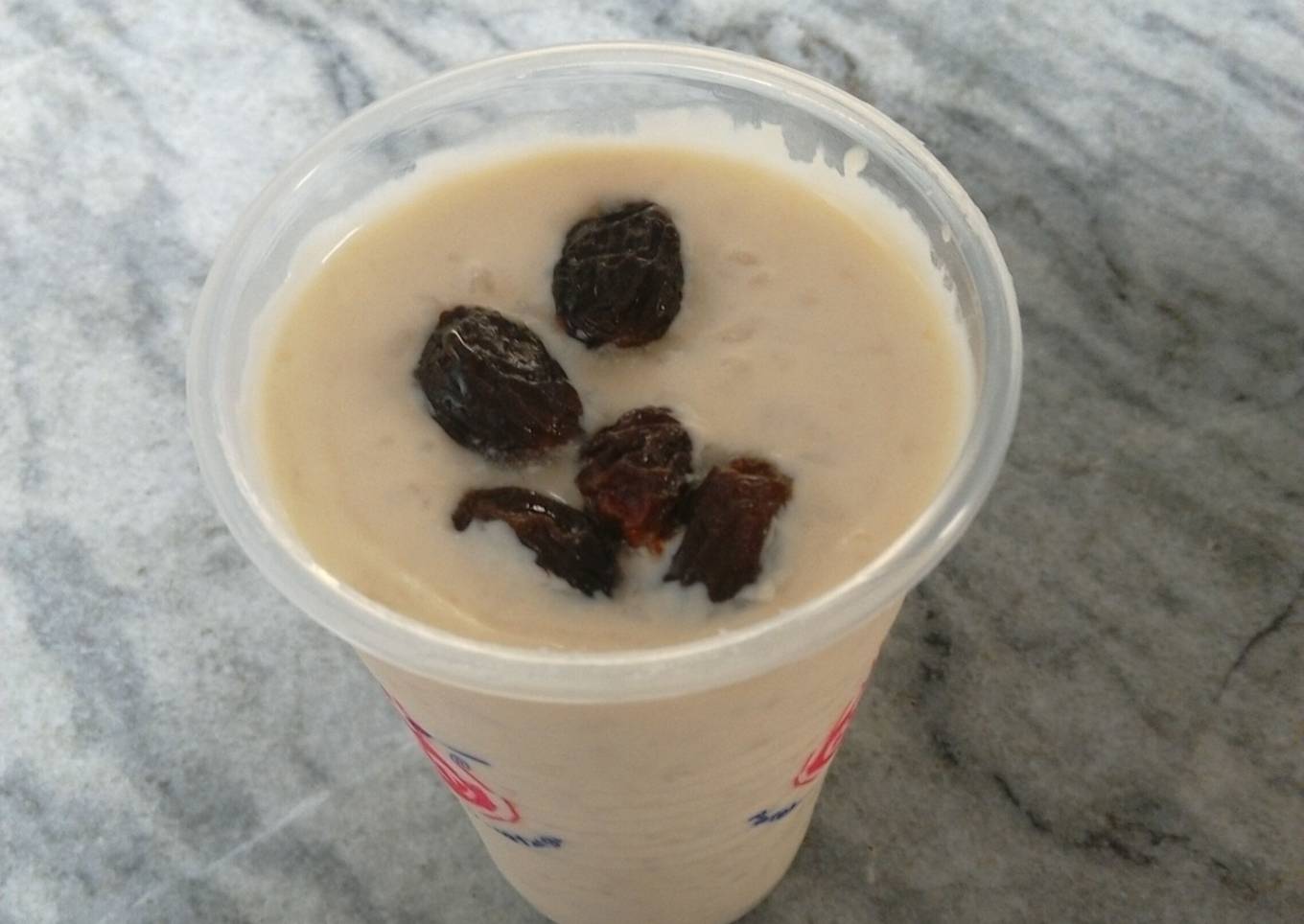 Arroz con leche condensada y nata