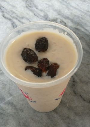 Una foto de Arroz con leche condensada y nata
