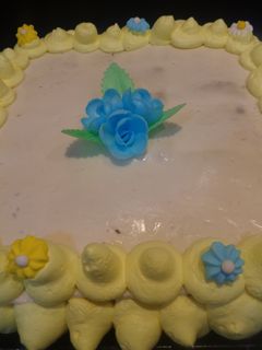 Una foto de Tarta de galletas y limón