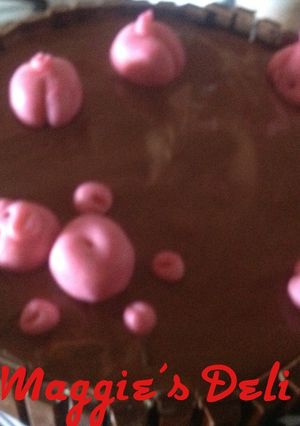 Una foto de Tarta de cerditos en lodo