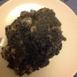 Arroz negro con calamares o chipirónes