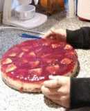 Cheesecake con frutilla