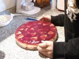 Cheesecake con frutilla