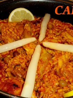 Una foto de Arroz a la cazuela campero