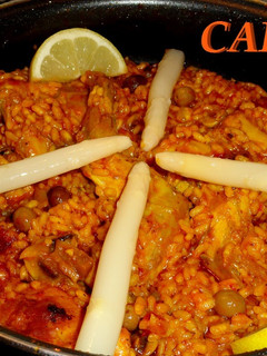 Una foto de Arroz a la cazuela campero