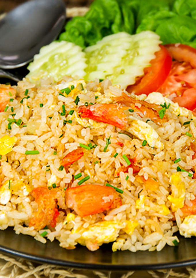 Una foto de Arroz frito con cangrejo de las nieves