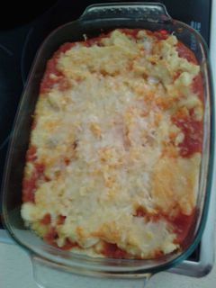 Una foto de Pastel de atún y patatas gratinado