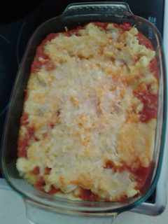 Una foto de Pastel de atún y patatas gratinado