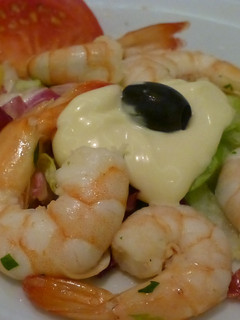 Una foto de Ensalada de gambas de Huelva