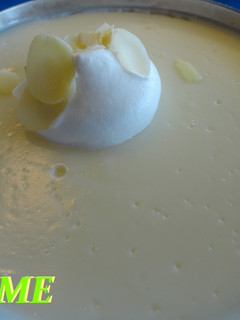 Una foto de Natillas con chocolate blanco