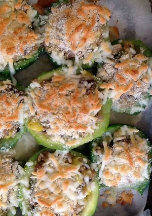 Una foto de Zapallitos rellenos de carne picada