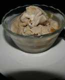 Helado crema de nuez moscada