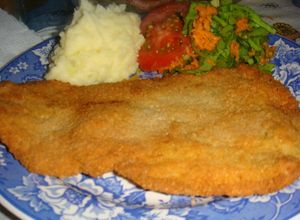 Una foto de Milanesas de merluza
