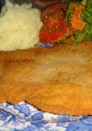 Una foto de Milanesas de merluza