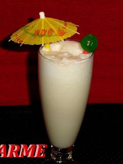 Una foto de Batido de horchata y melón