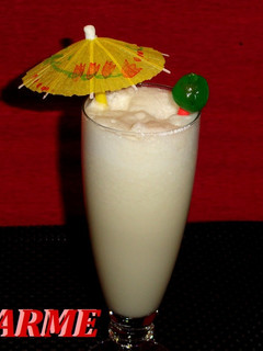 Una foto de Batido de horchata y melón