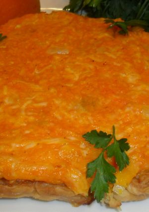 Una foto de Tarta hojaldrada de calabaza