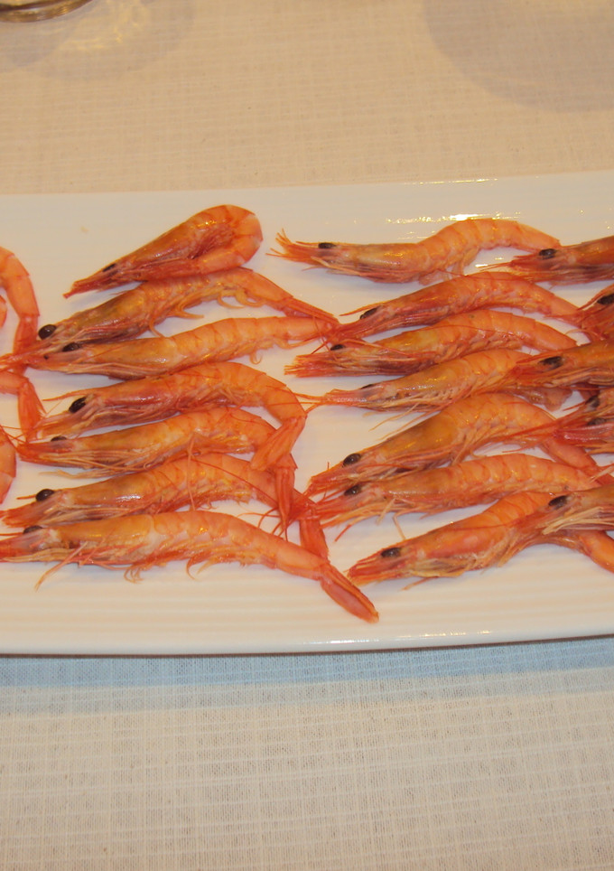 Una foto de Gambas saladas