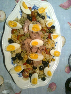 Una foto de Ensalada de pasta de verduras