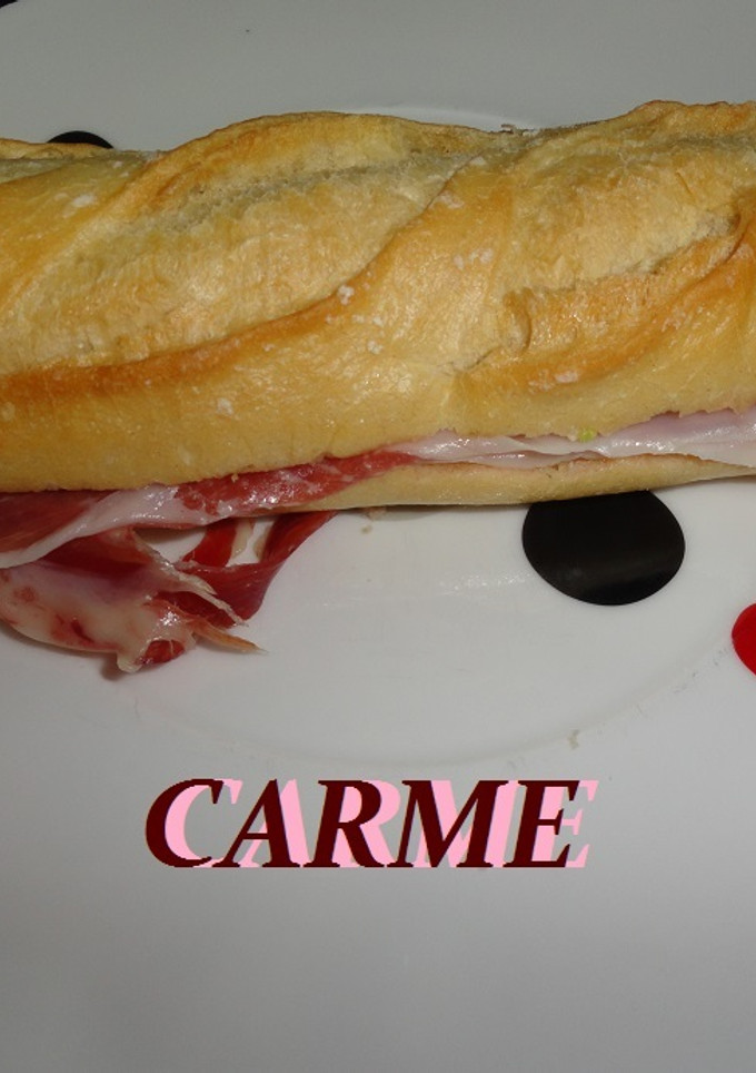 Una foto de Flauta de jamón ibérico