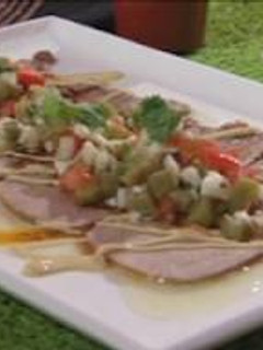 Una foto de Ensalada de lengua de vaca
