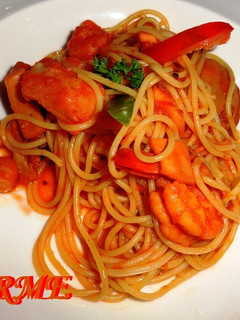 Una foto de Spaghetti con frutos del mar