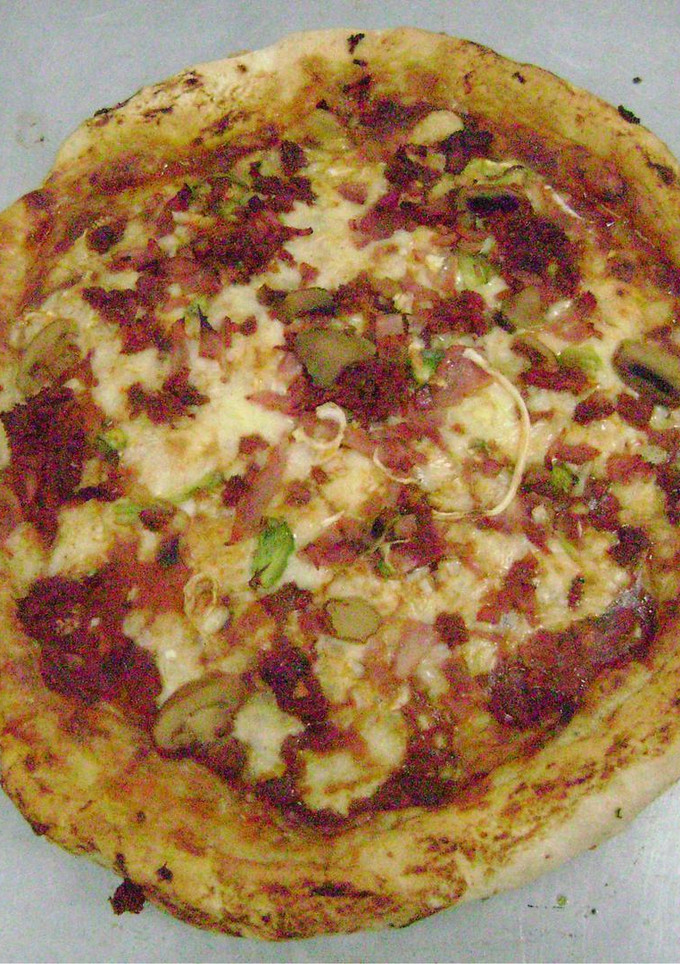 Una foto de Pizza casera