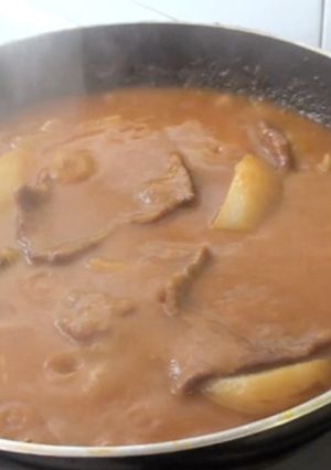 Una foto de Filetes de ternera con peras