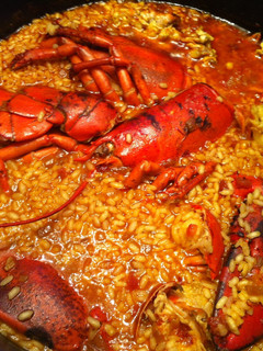 Una foto de Arroz con bogavante meloso