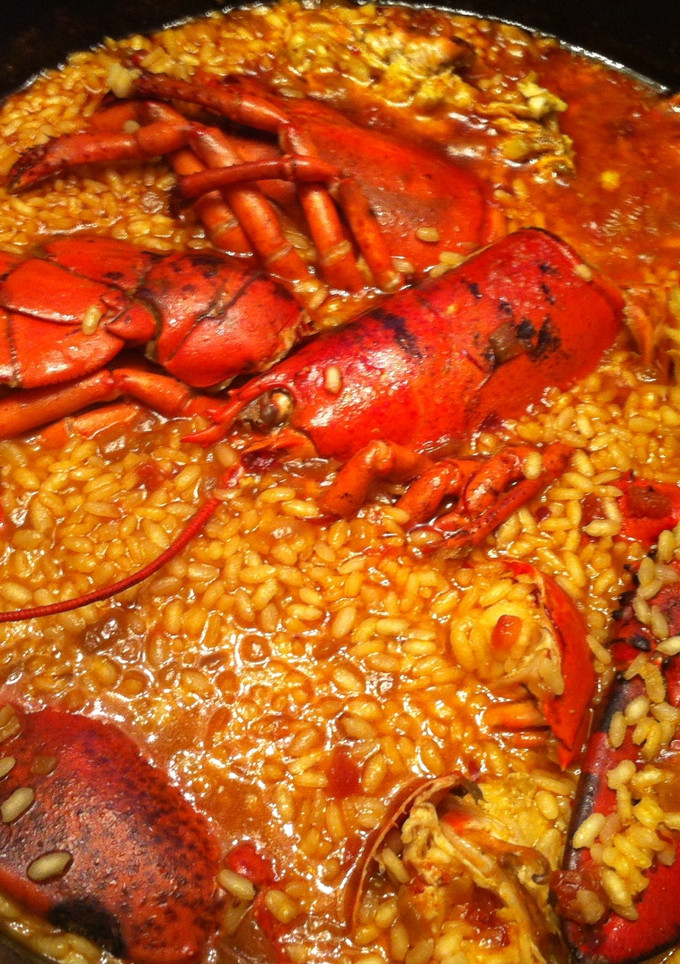 Una foto de Arroz con bogavante meloso