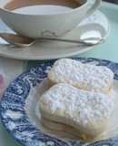 Galletas de mantequilla rellenas con mermelada cítrica