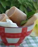 Polos multifrutas con canela y sirope