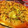 Pasta al horno con pesto de calabacín