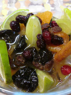 Una foto de Compota de frutas secas