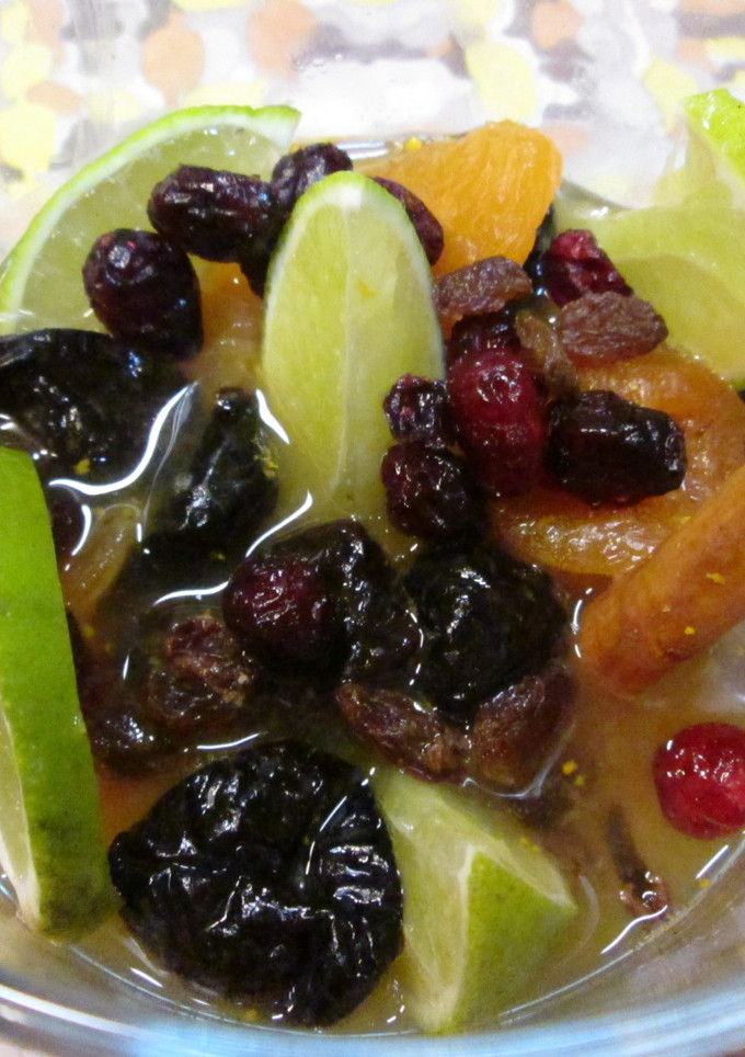 Una foto de Compota de frutas secas