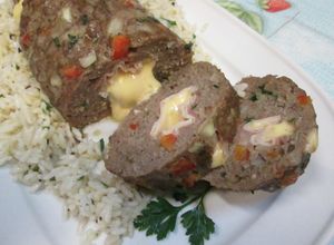 Foto principal de Pan de carne relleno fácil