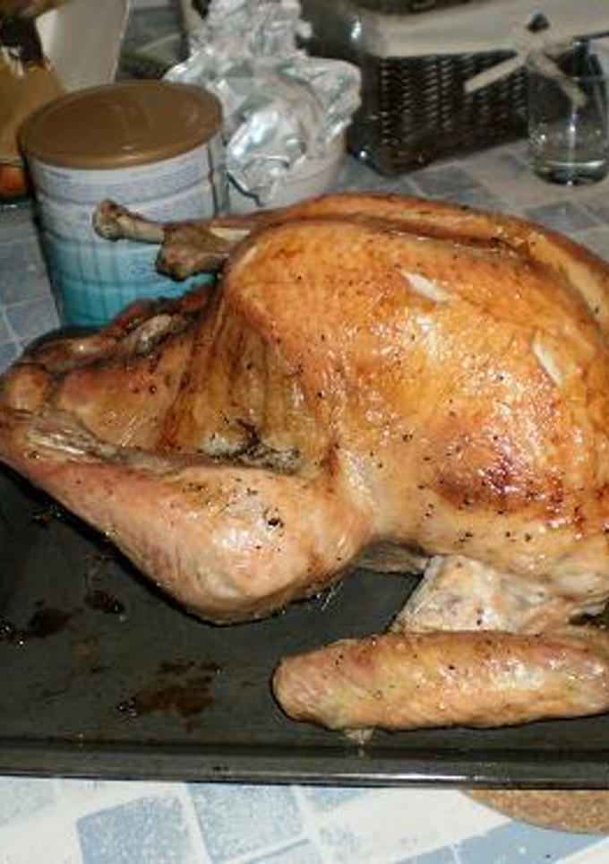 Una foto de Pavo navideño 