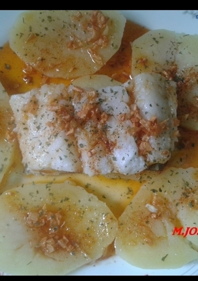 Una foto de Bacalao al ajo y pimentón