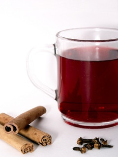 Una foto de Té rojo de uva fermentada... calentito