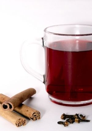 Una foto de Té rojo de uva fermentada... calentito