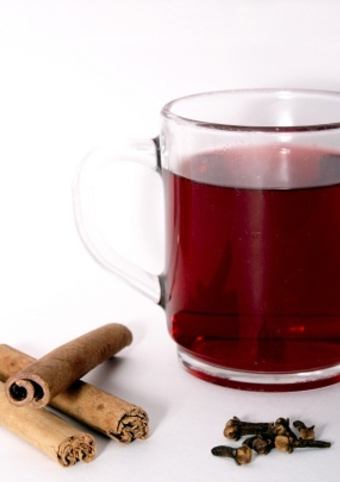 Una foto de Té rojo de uva fermentada... calentito