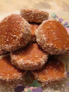 Una foto de Alfajores de bizcochuelo
